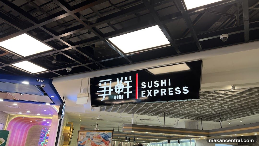 Sushi Express storefront interior signage