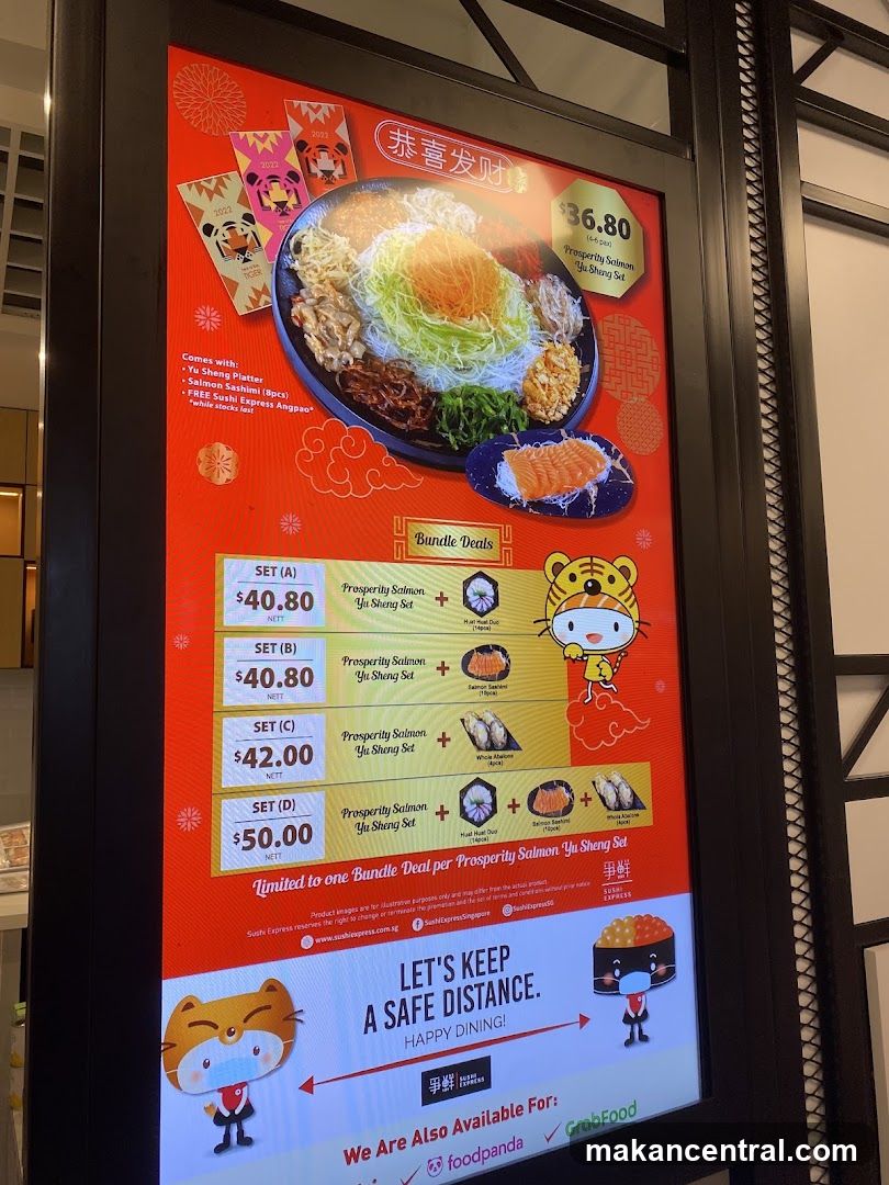 Promotional Poster for Prosperity Salmon Yu Sheng Set