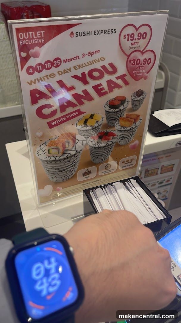 Sushi Express Outlet Exclusive Promotion