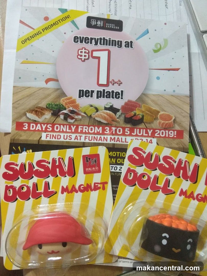 Sushi Express Opening Promotion Materials