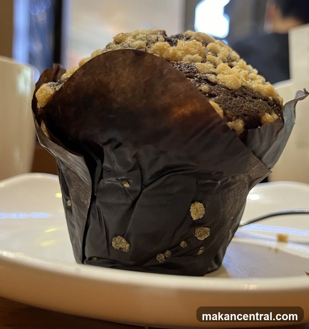 Muffin on Plate