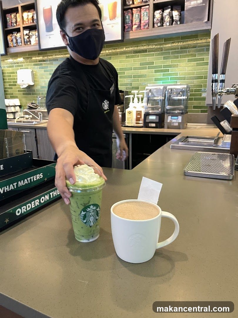 Starbucks Counter Interaction