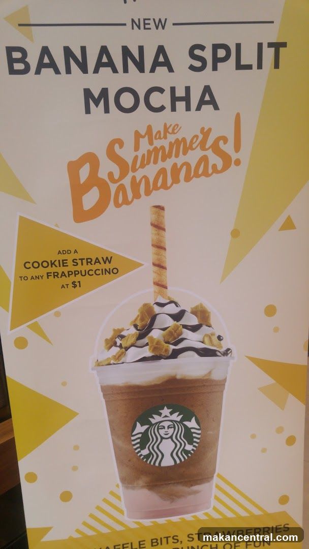 Starbucks Banana Split Mocha Promotion