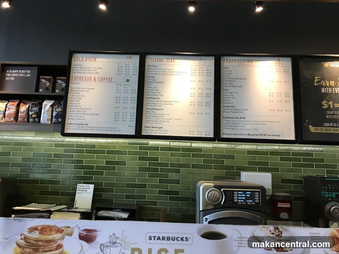 Starbucks Menu Boards