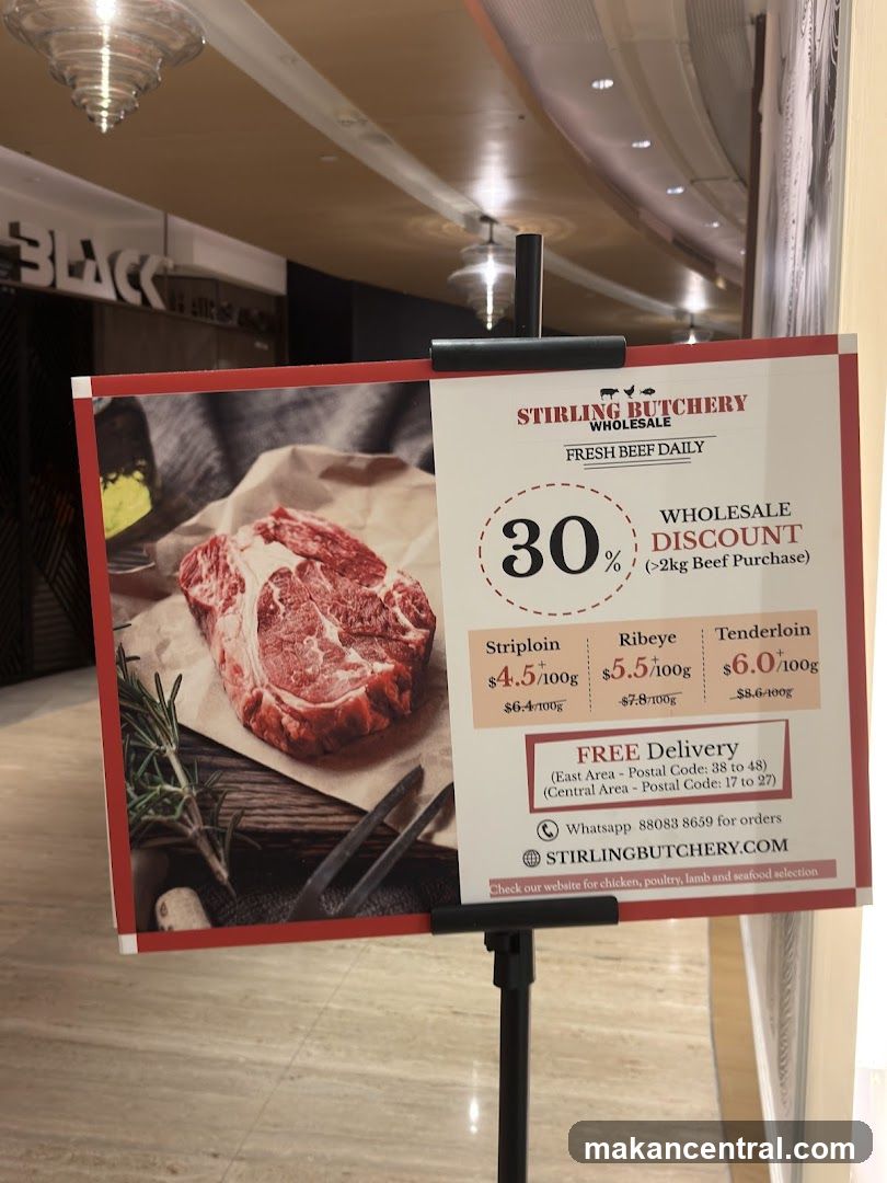 Stirling Butchery Wholesale Advertisement