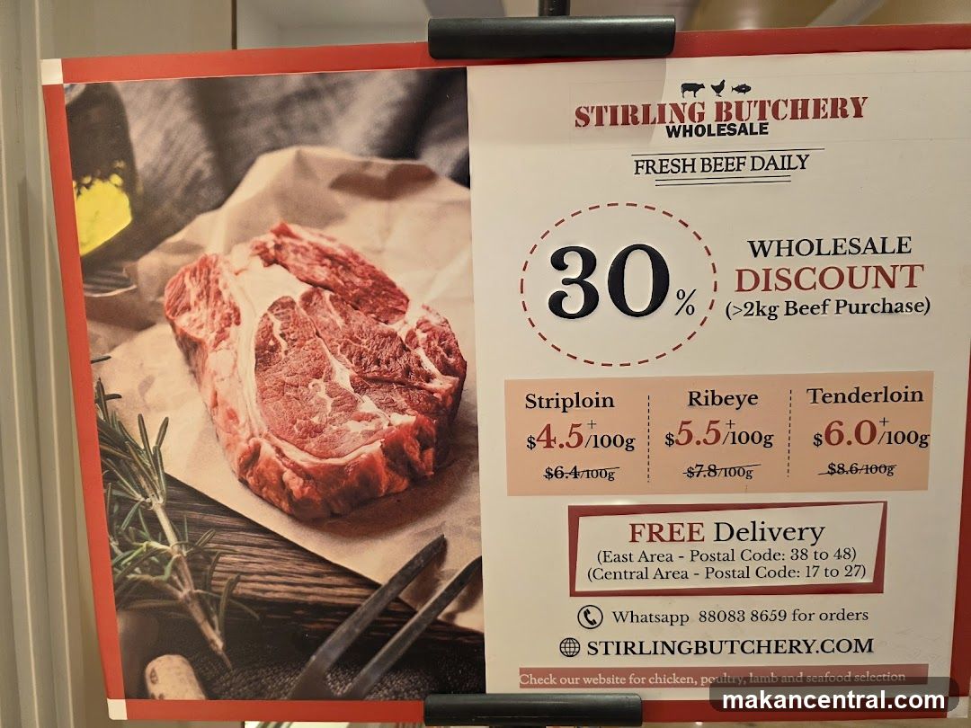 Stirling Butchery Wholesale Advertisement