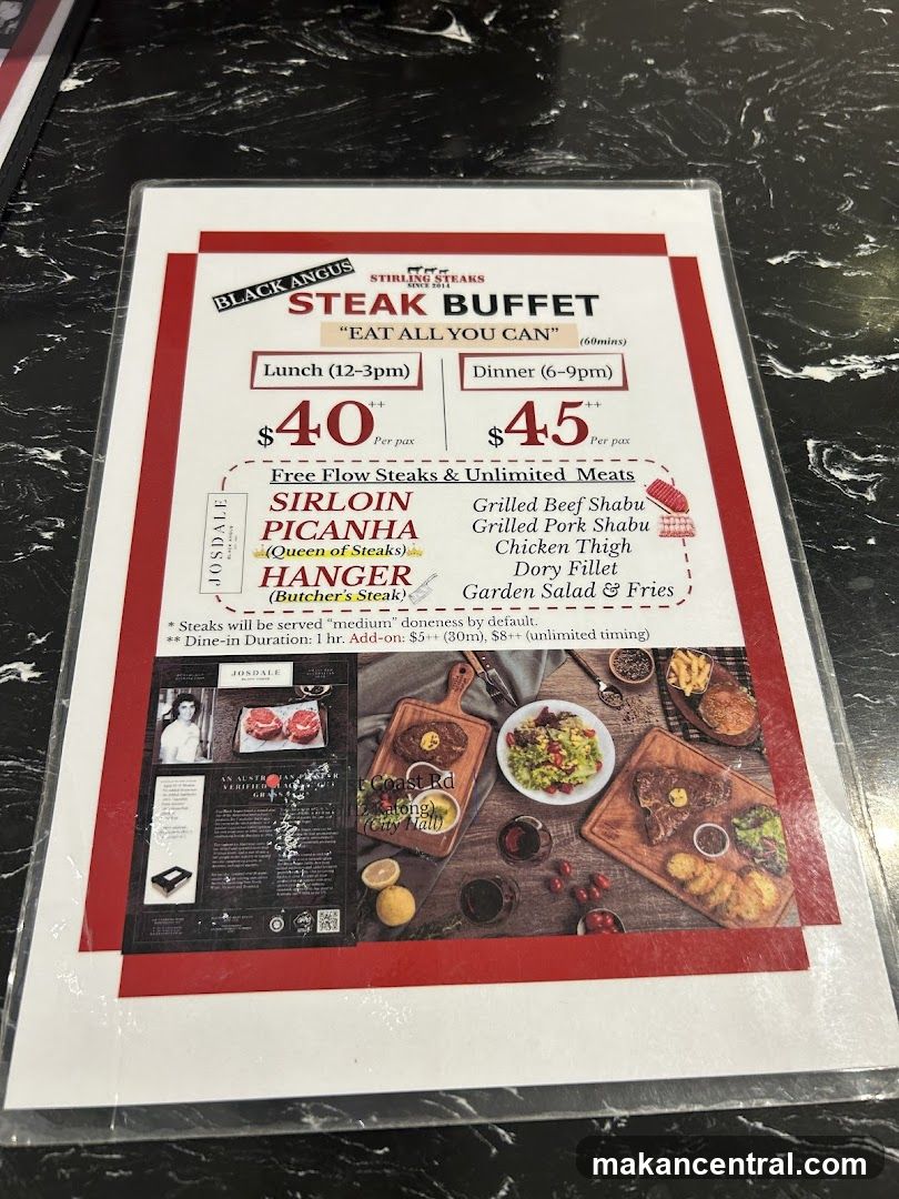 Stirling Steaks Steak Buffet