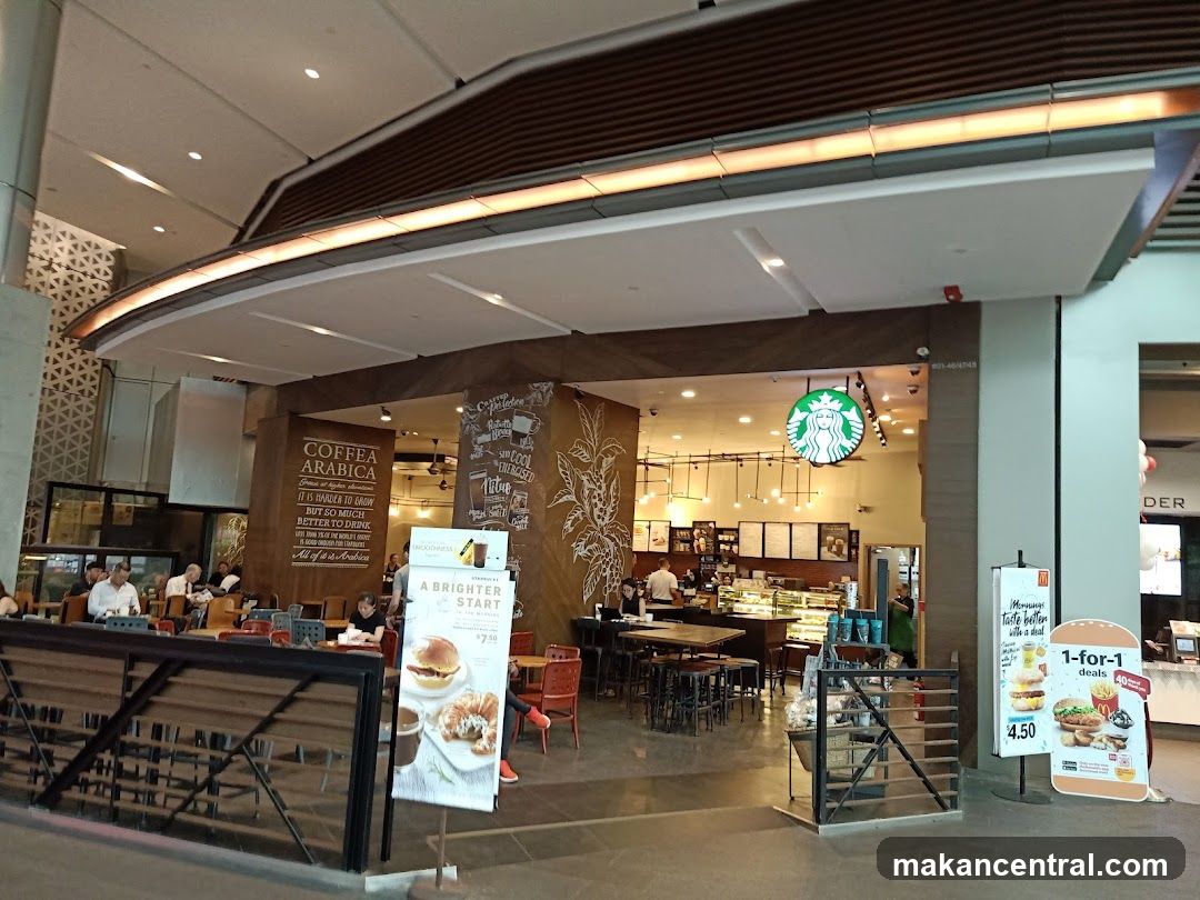 Starbucks storefront interior view
