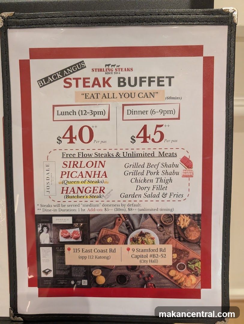 Stirling Steaks Steak Buffet