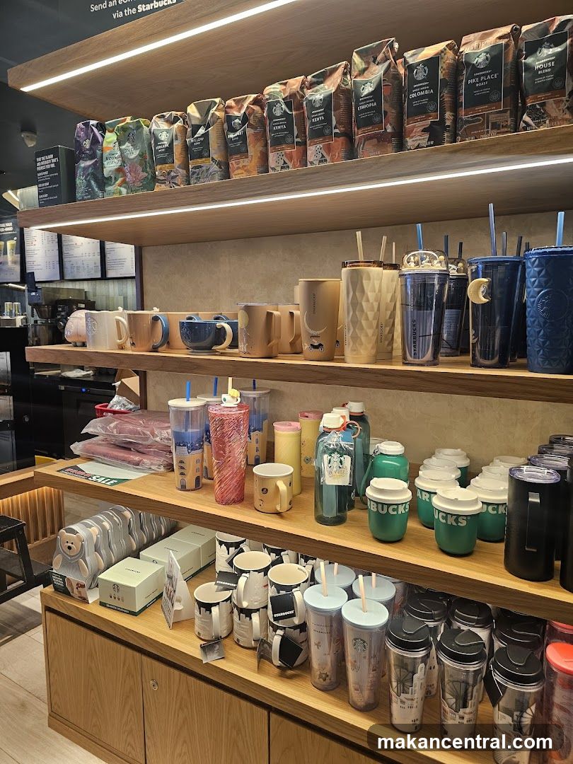 Starbucks merchandise display