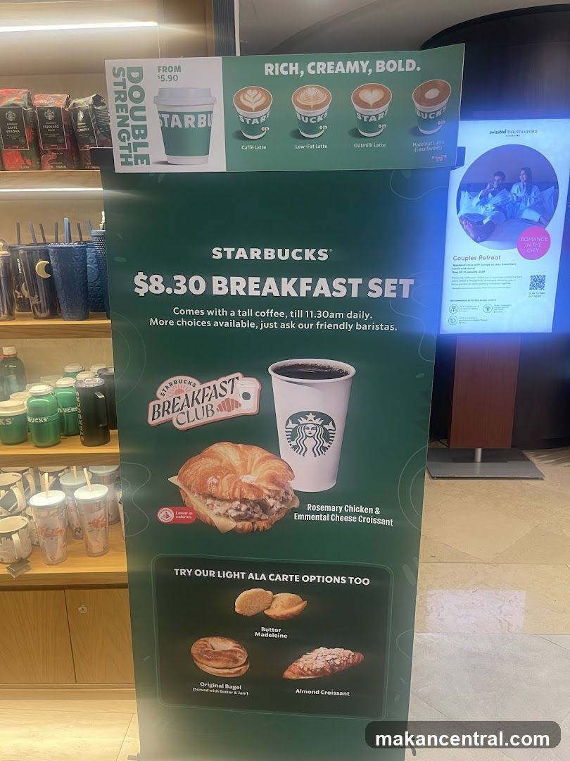 Starbucks Breakfast Set Promotion