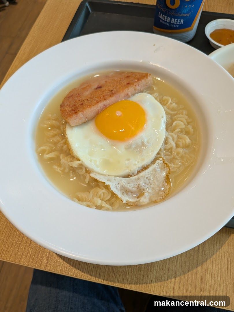Noodles with Egg and Sausage