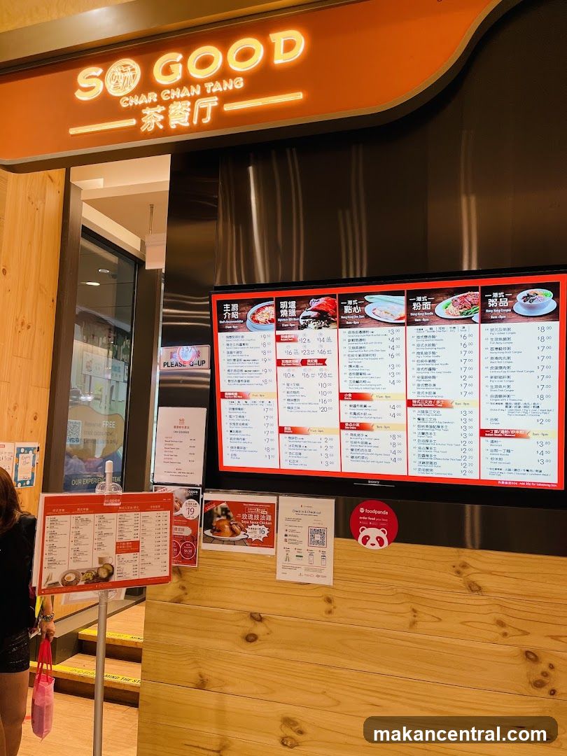 SO GOOD CHAR CHAN TANG storefront interior