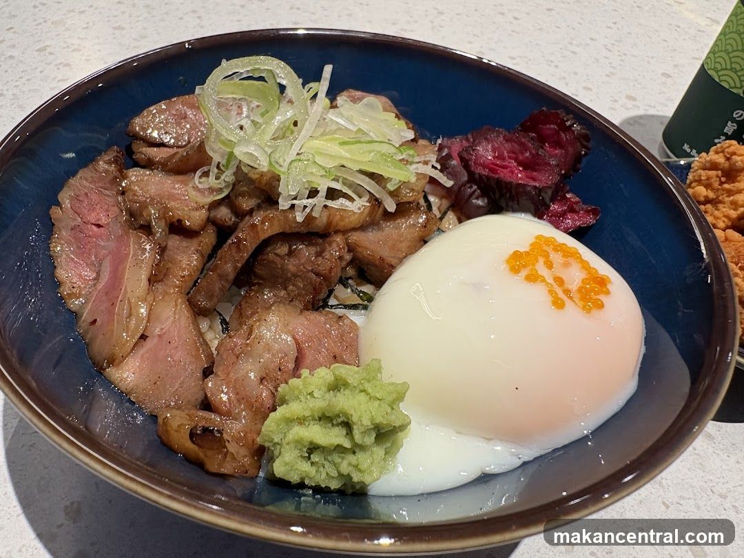Bowl of Japanese-style rice bowl