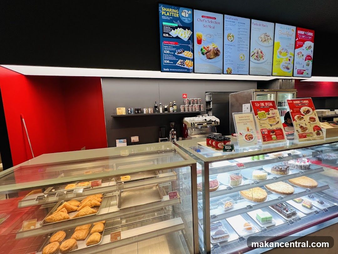 Interior of a food establishment
