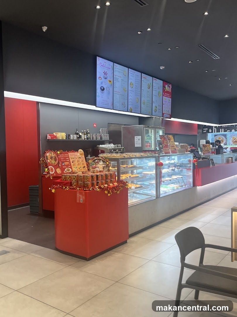 Interior of a food service establishment