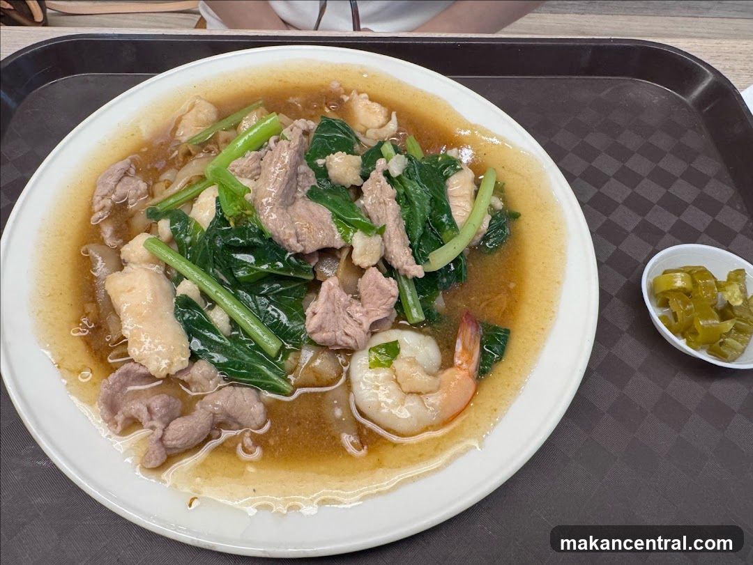 Food served on tray