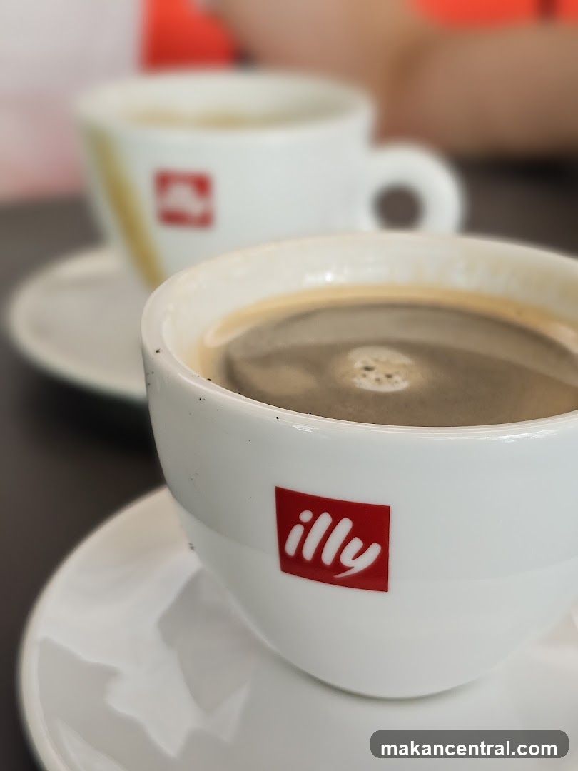 Coffee Cups at a Café