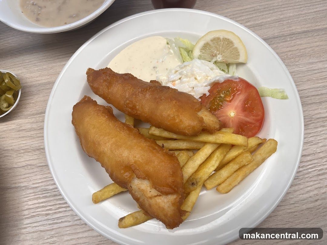 Fish and Chips Plate
