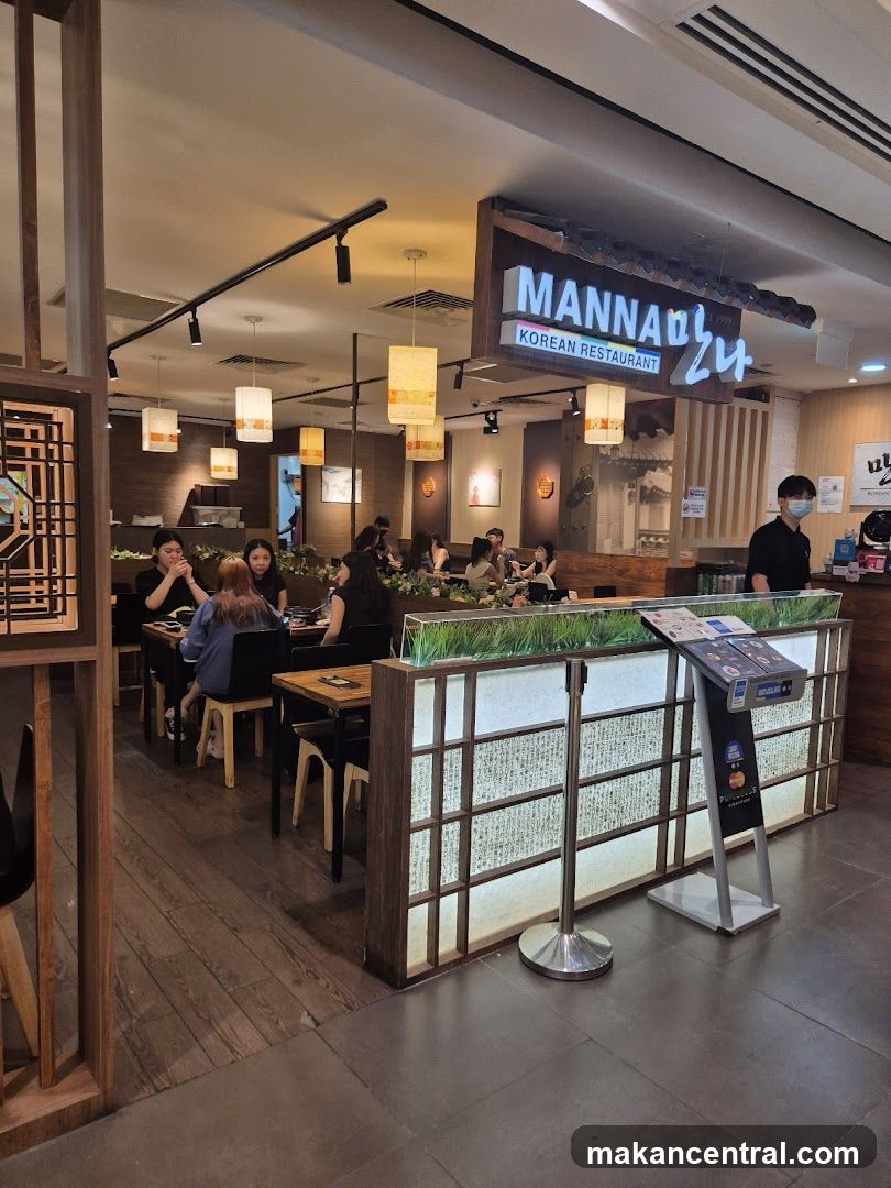 MANNAB Korean Restaurant Interior
