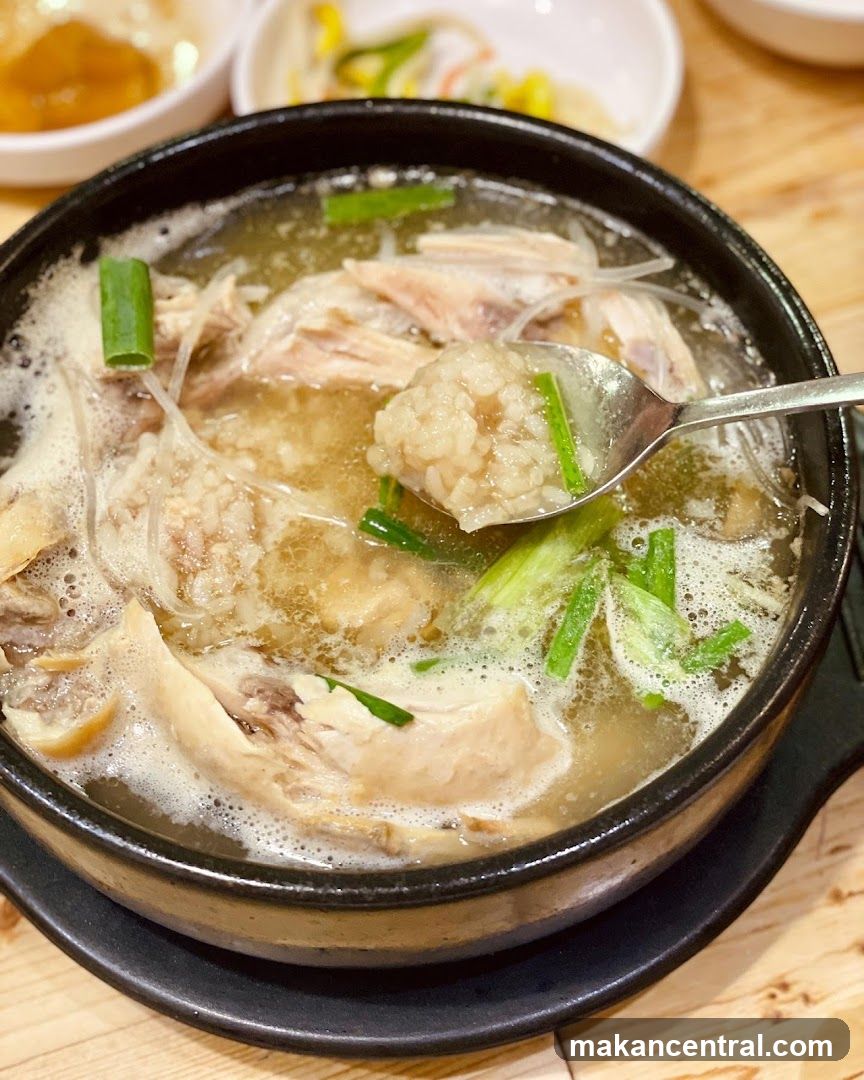 Chicken Soup in Stone Pot
