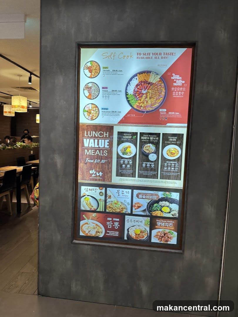 Restaurant Menu Board