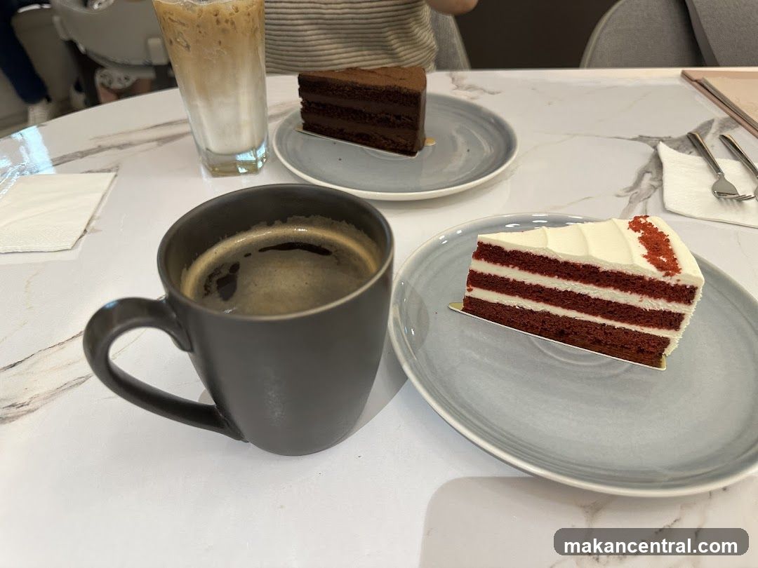 Coffee and Cake at a Café