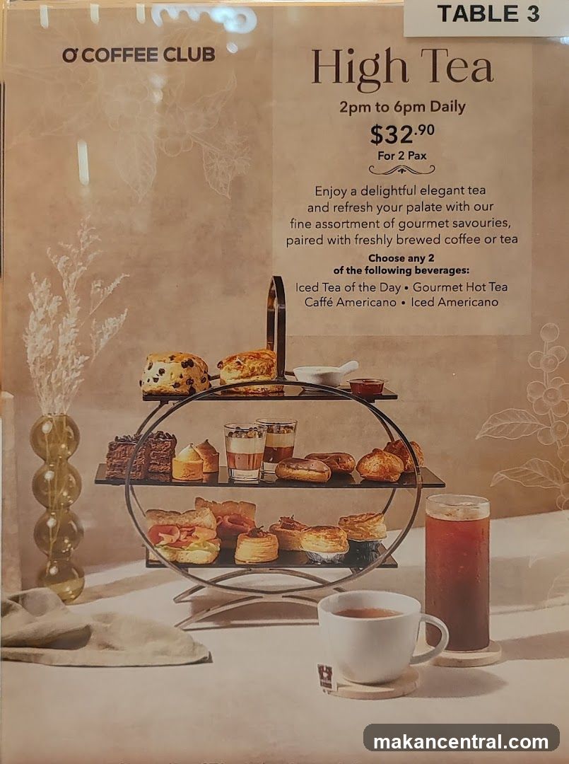 High Tea at O' Coffee Club
