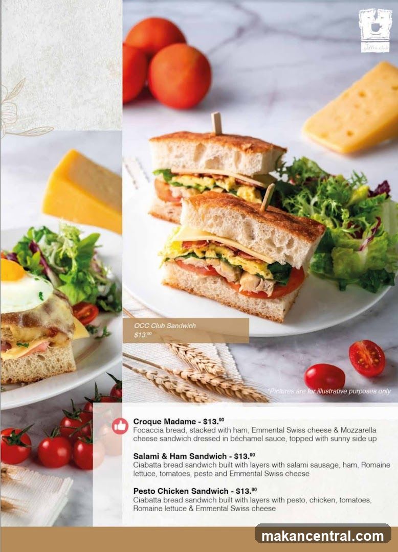 Sandwich Menu