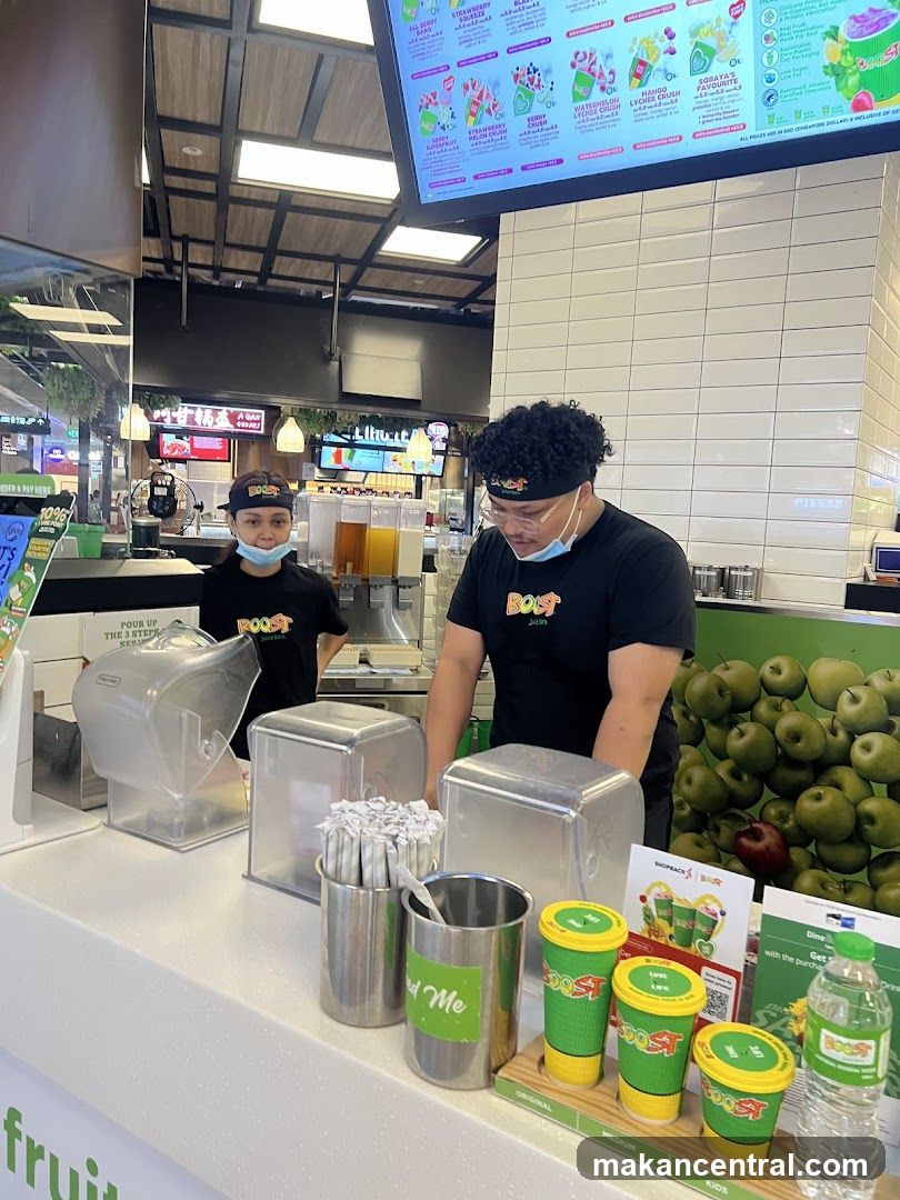 Boost Juices Counter