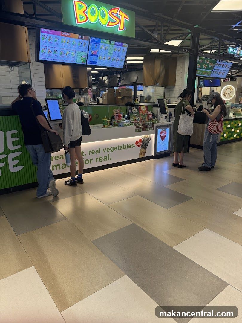 Boost Juice Stand Interior