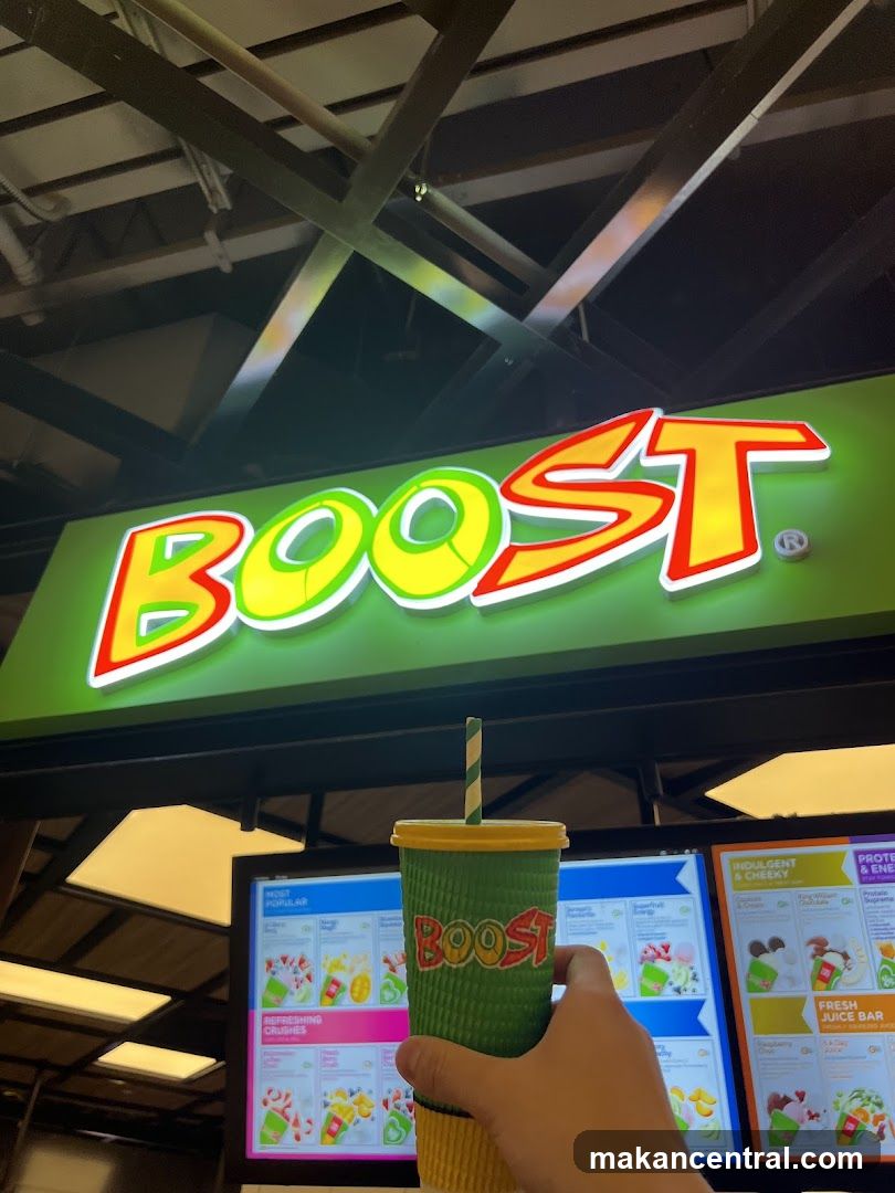 Boost Juice Bar Interior