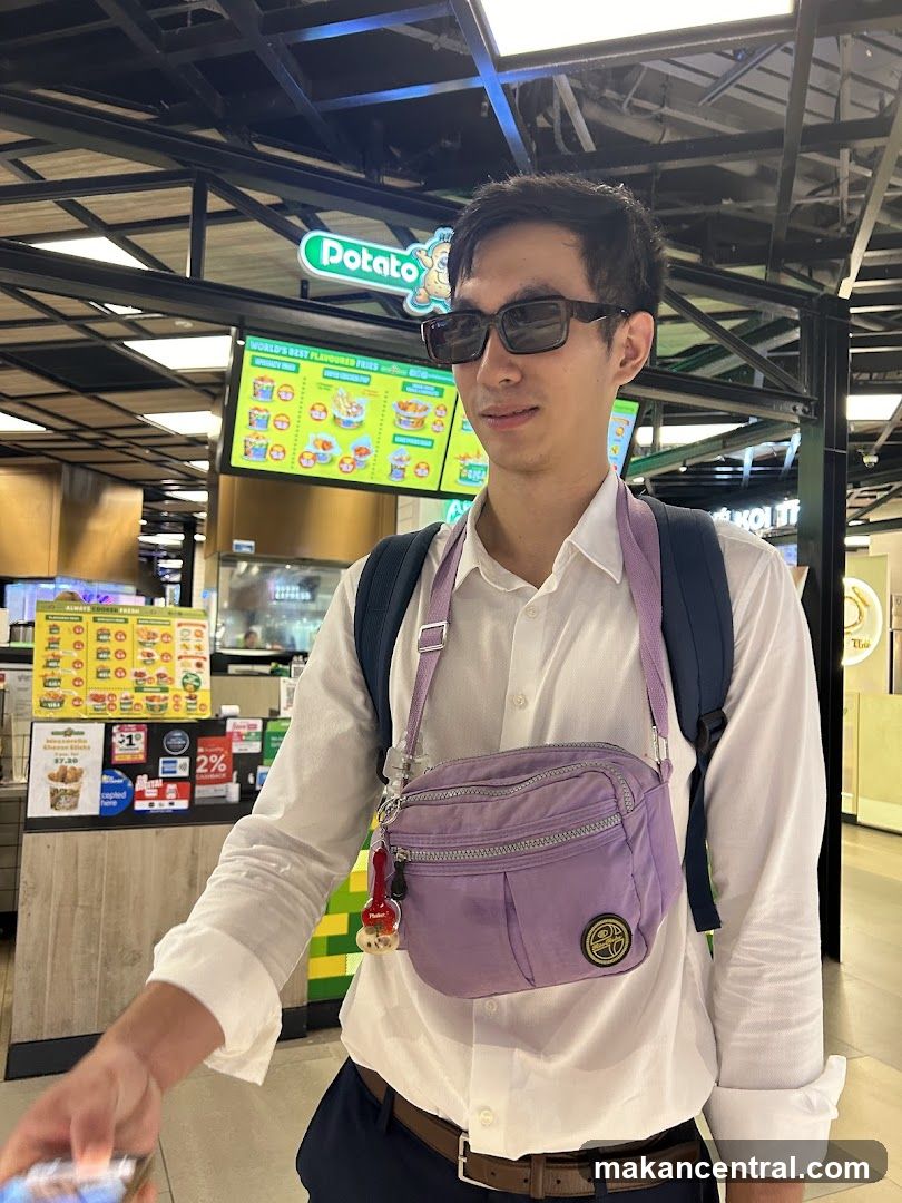 Man in Food Court
