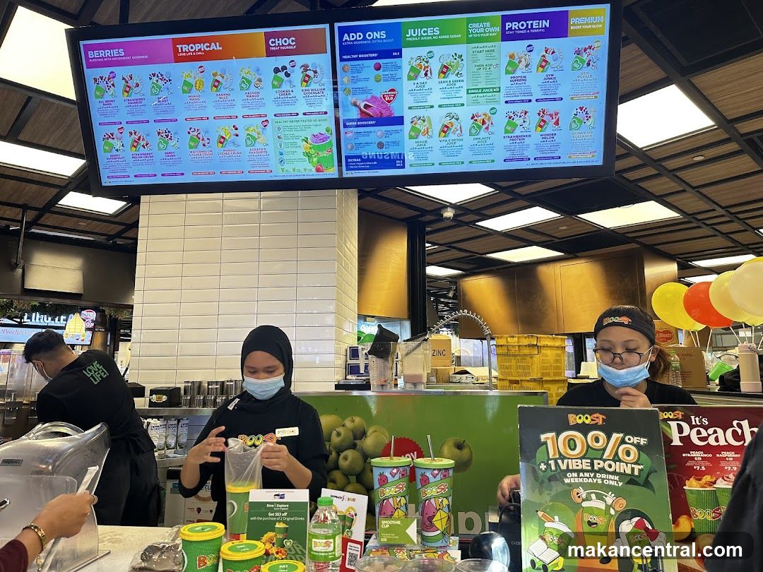 Boost Juice Shop Interior