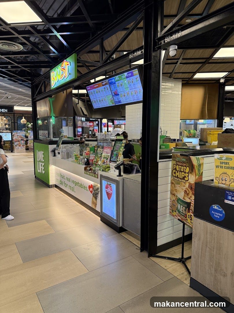 BUST Food Stall Interior