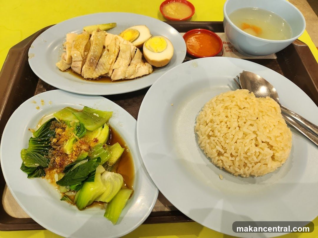 Food served on tray
