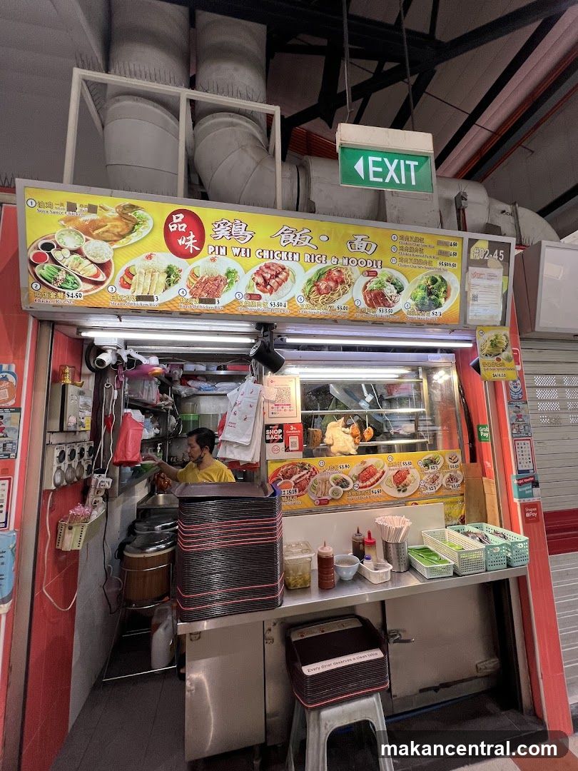 Food stall interior