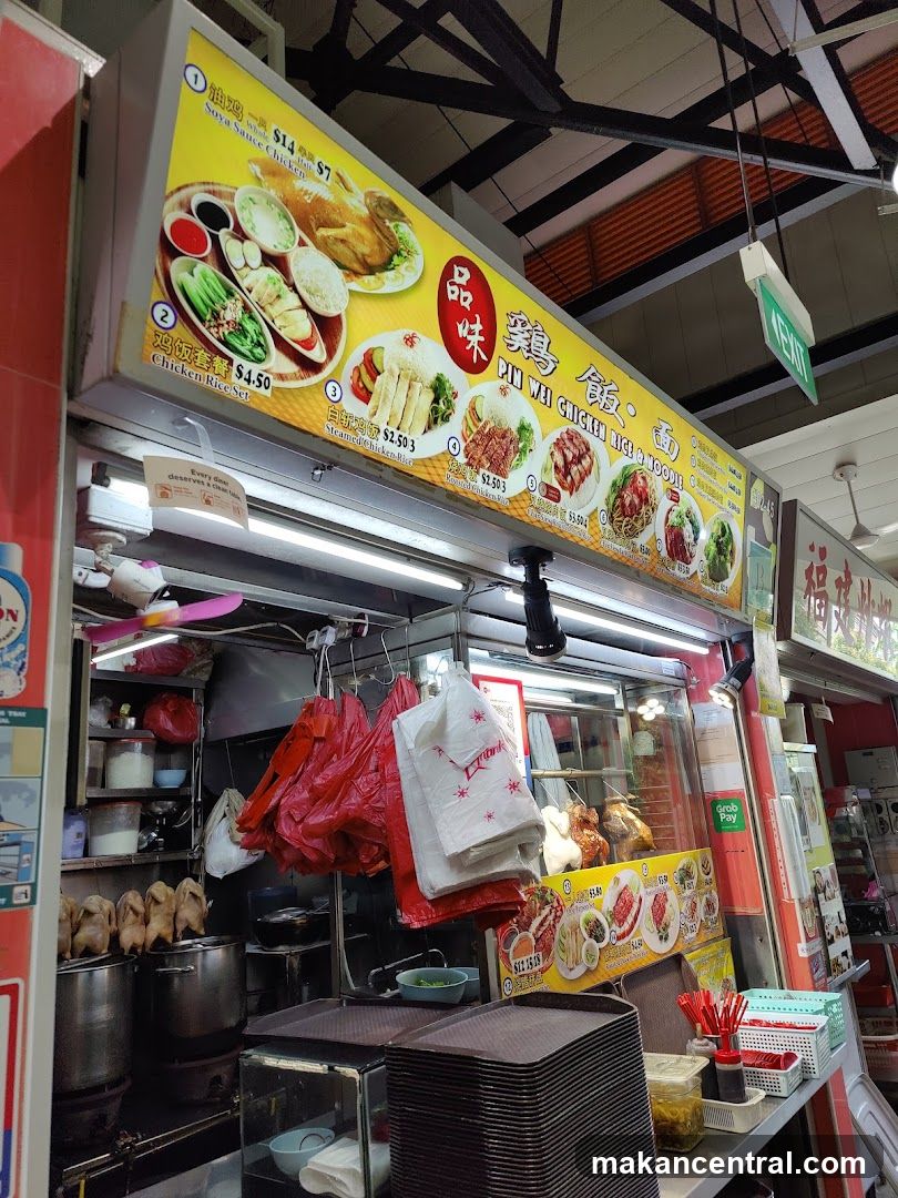 Food stall interior