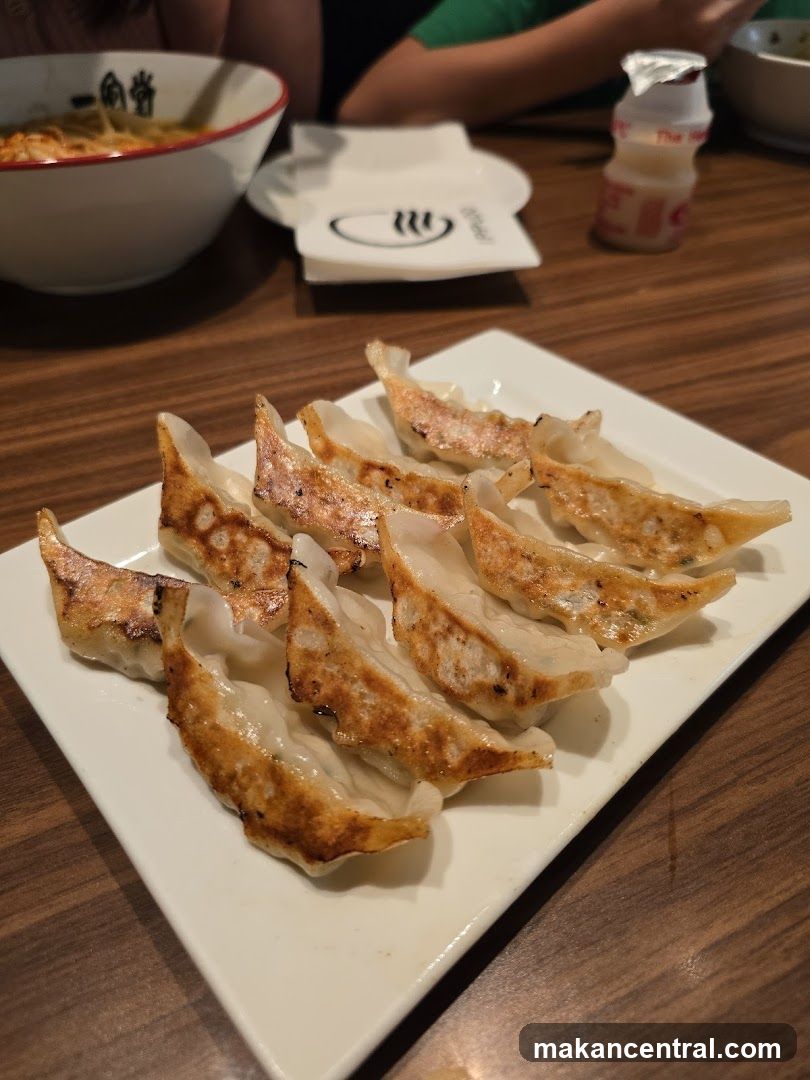 Gyoza and Ramen at Restaurant