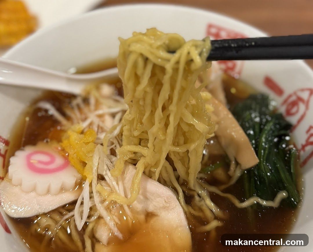 Ramen bowl with chopsticks