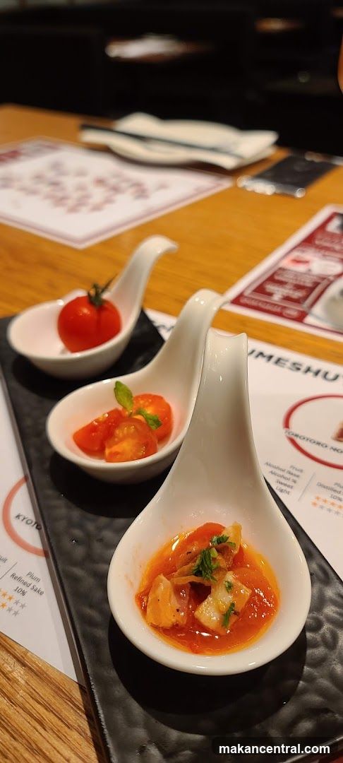 Table Setting with Appetizers