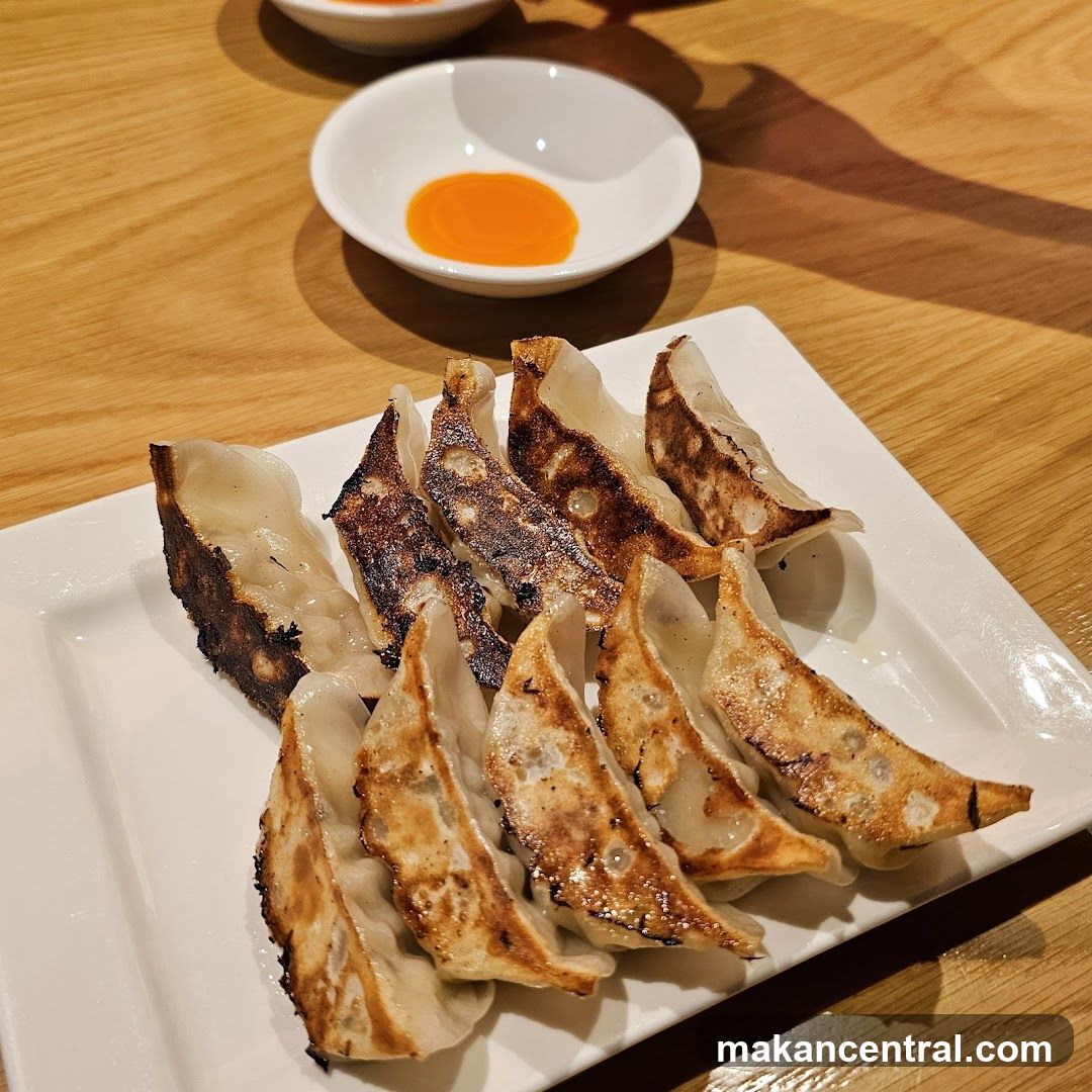Gyoza Dumplings with Sauce
