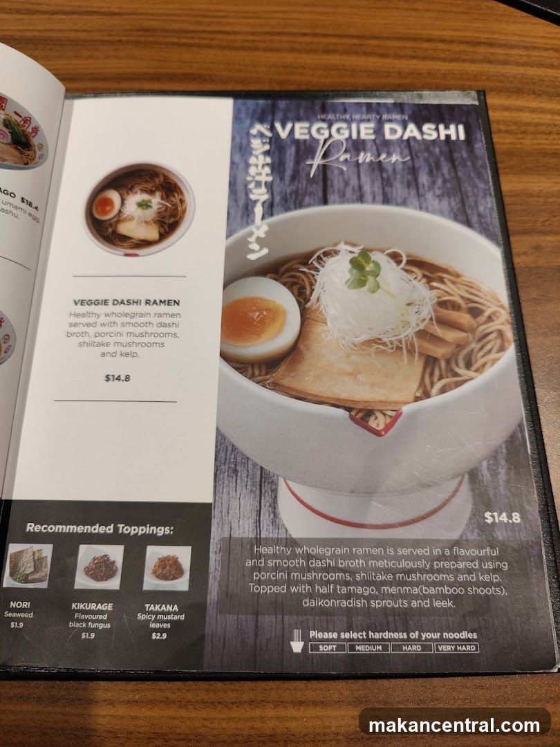Veggie Dashi Ramen Menu Item