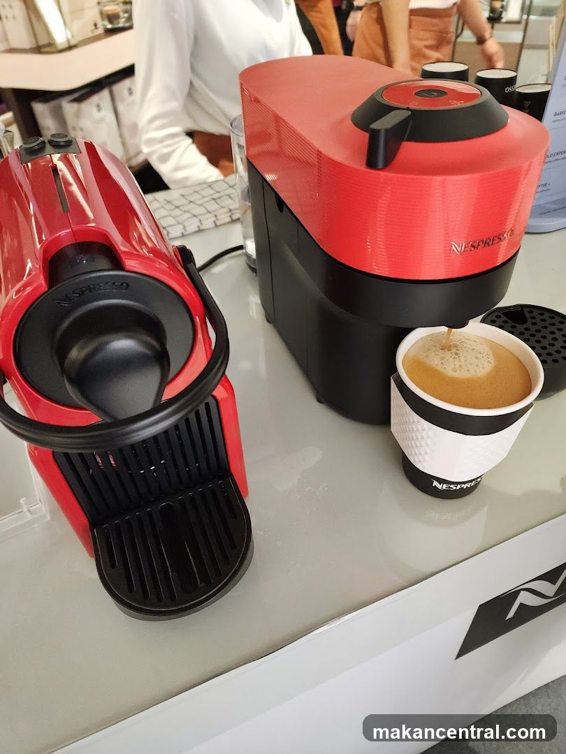 Nespresso Coffee Machines Display