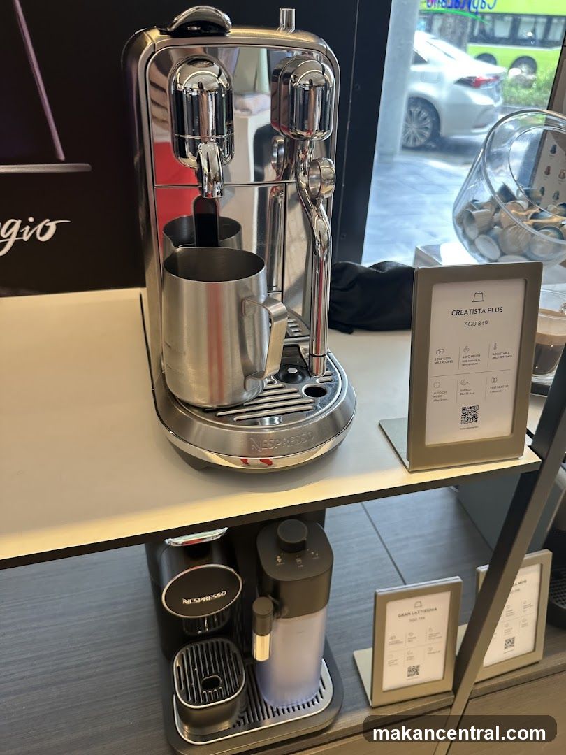 Nespresso Coffee Machine Display