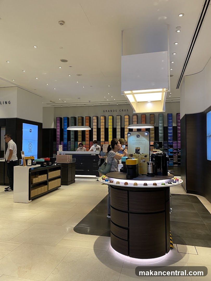 Interior of a retail store