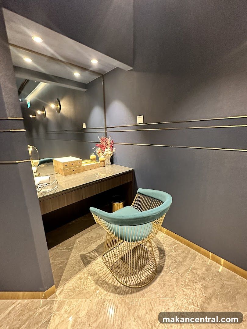 Interior vanity area