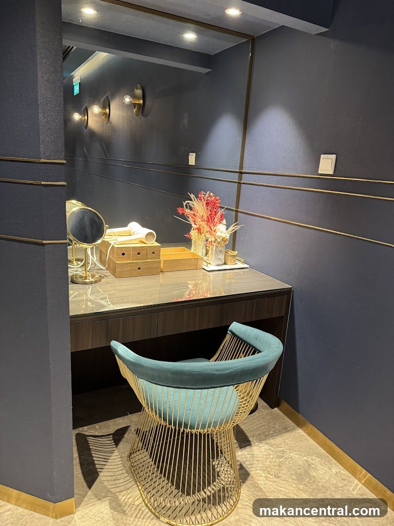 Interior vanity room