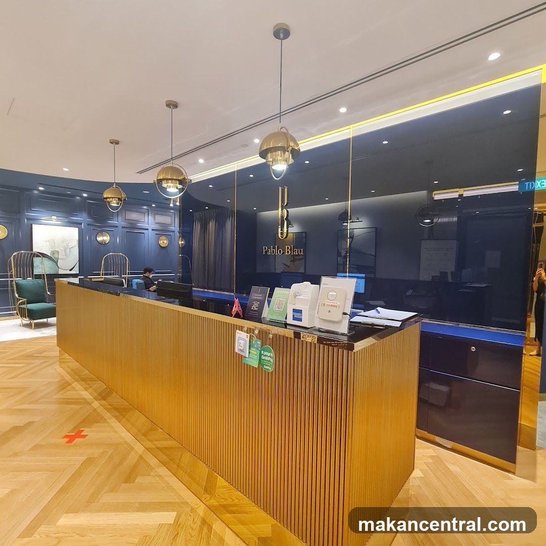 Pablo Blau Reception Area