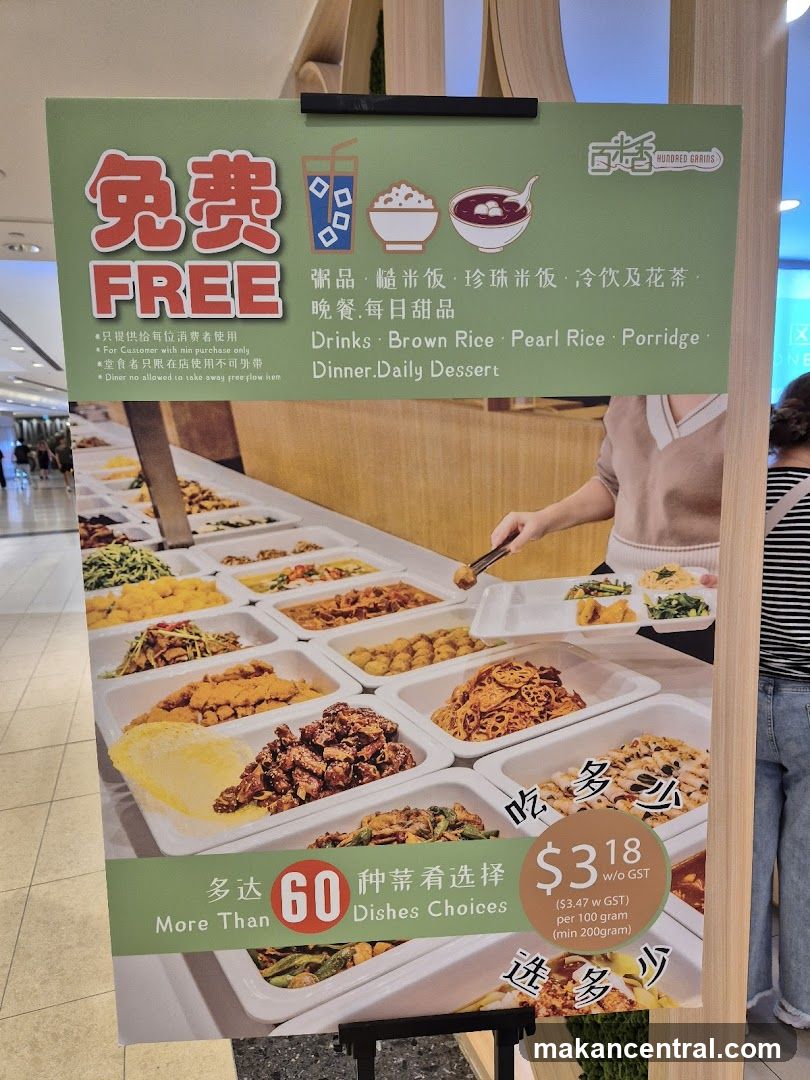 Promotional Signboard at Food Counter